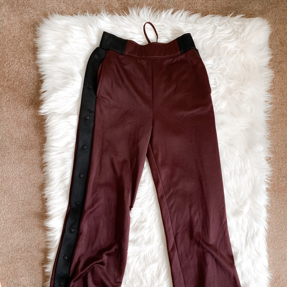 Alexander Wang Side Button Stripe Trousers Xs - image 1